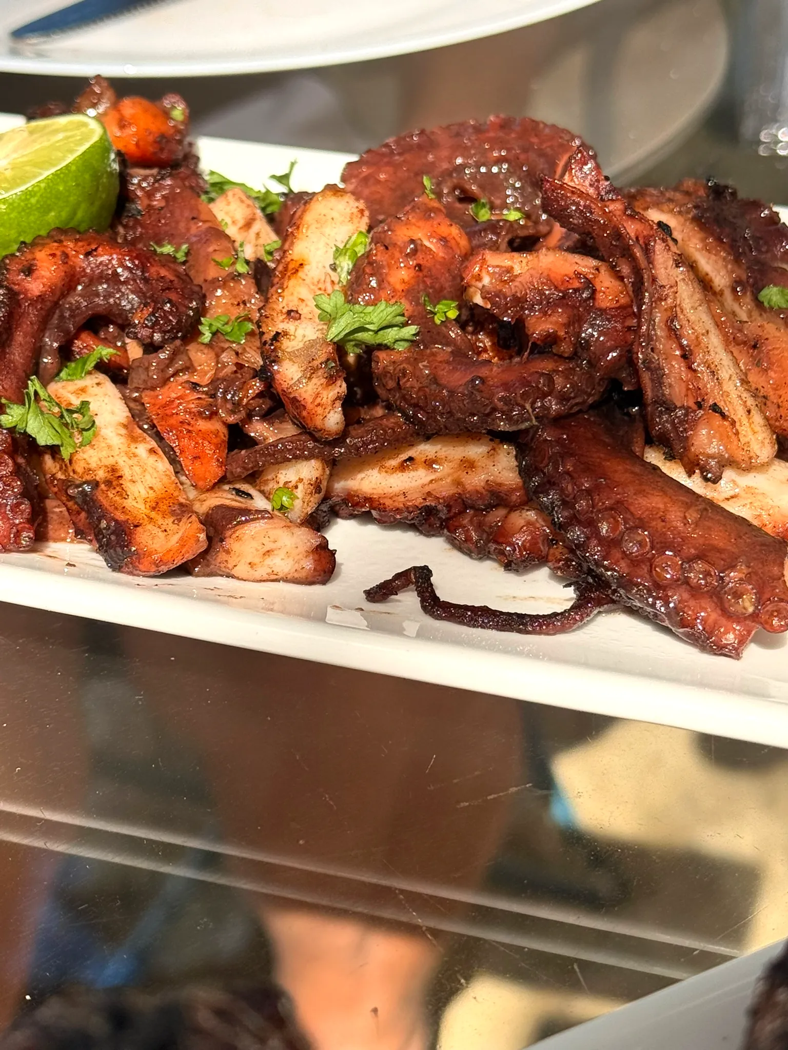 Ourite grillée servie chez Otentika, spécialité rodriguaise